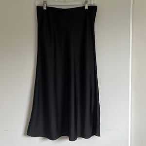 JCrew black slip skirt, size small.